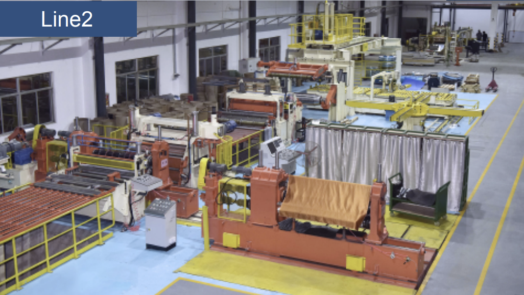 Large slitting machine